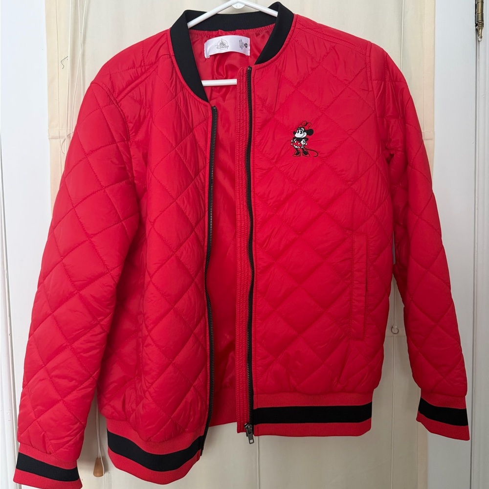 Disney Red Quilted Kids Puffer Jacket